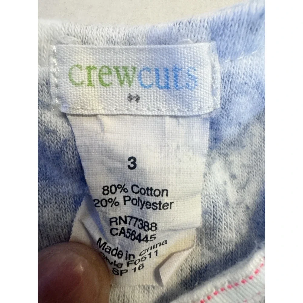CREWCUTS CREW CUTS girls size 3t‎ Navy WHITE Terry Beach Coverup